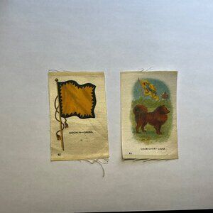 Tobacco Silks Cochin-China Chow-Chow China Dog Breed Lot Of 2